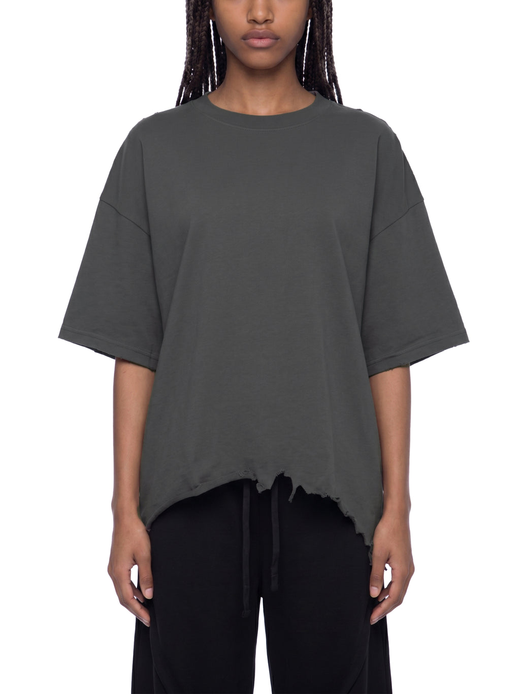 UOA/CRNA- adult unisex Vintage Wash Boxy Distressed Hem T-Shirt