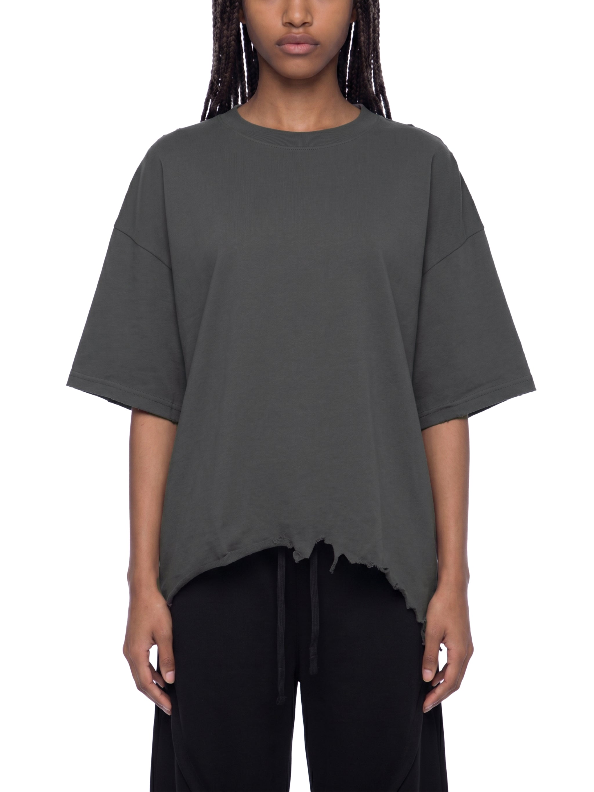 UOA/CRNA- adult unisex Vintage Wash Boxy Distressed Hem T-Shirt