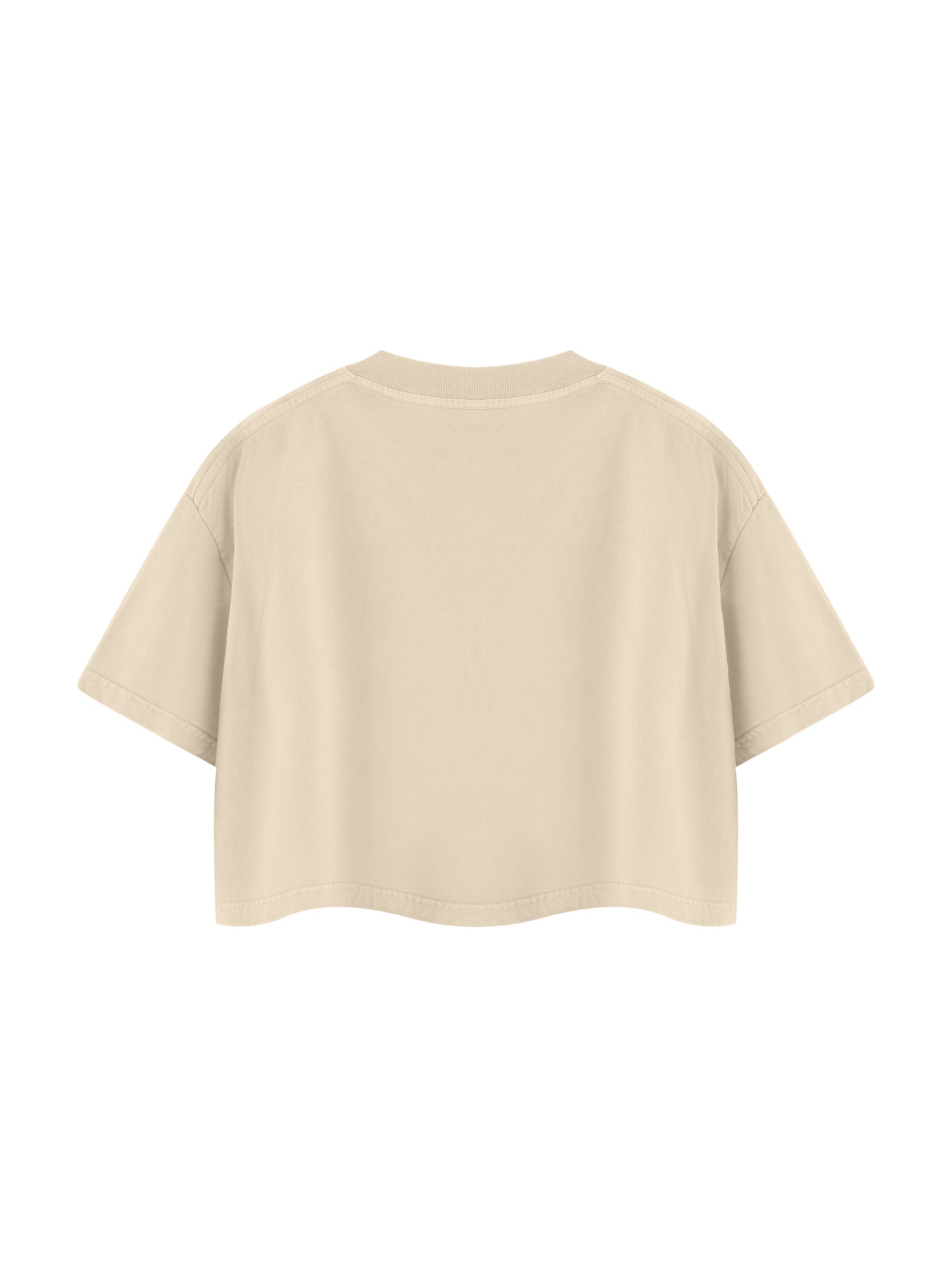 4 North- Women's Mineral Wash Cotton Crop T-Shirt