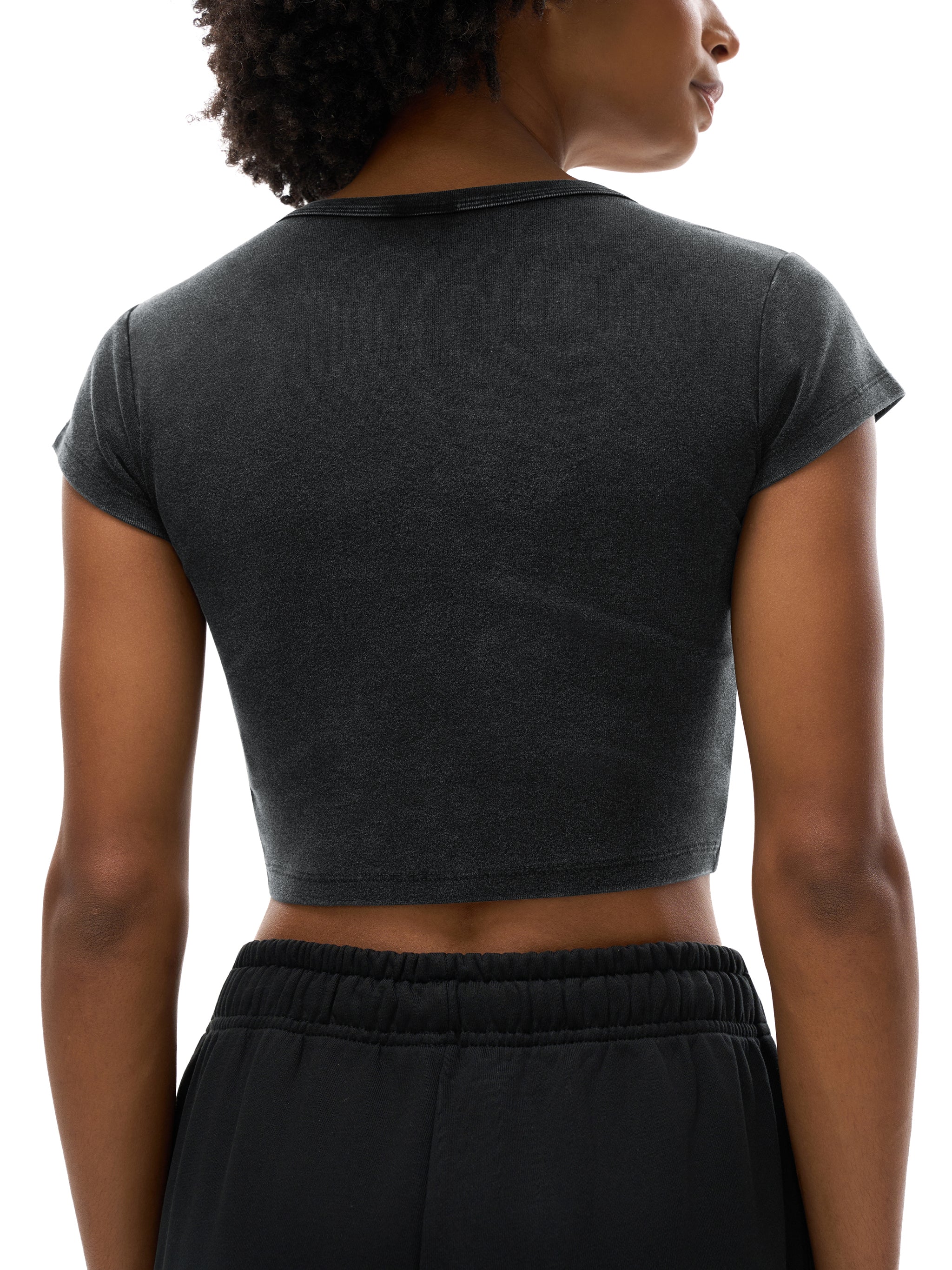 4 North- woman’s Snow Washed Crop Top