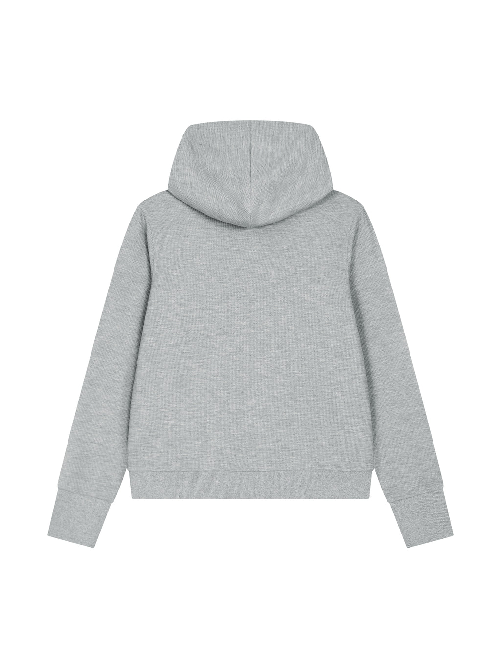 2 center- Women's Waffle Full Zip Hoodie