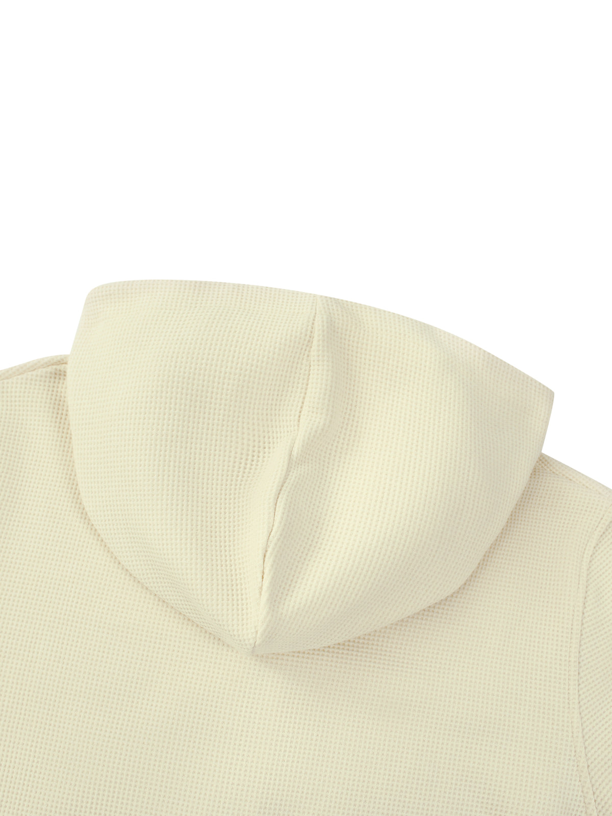 2 center- Women's Waffle Full Zip Hoodie