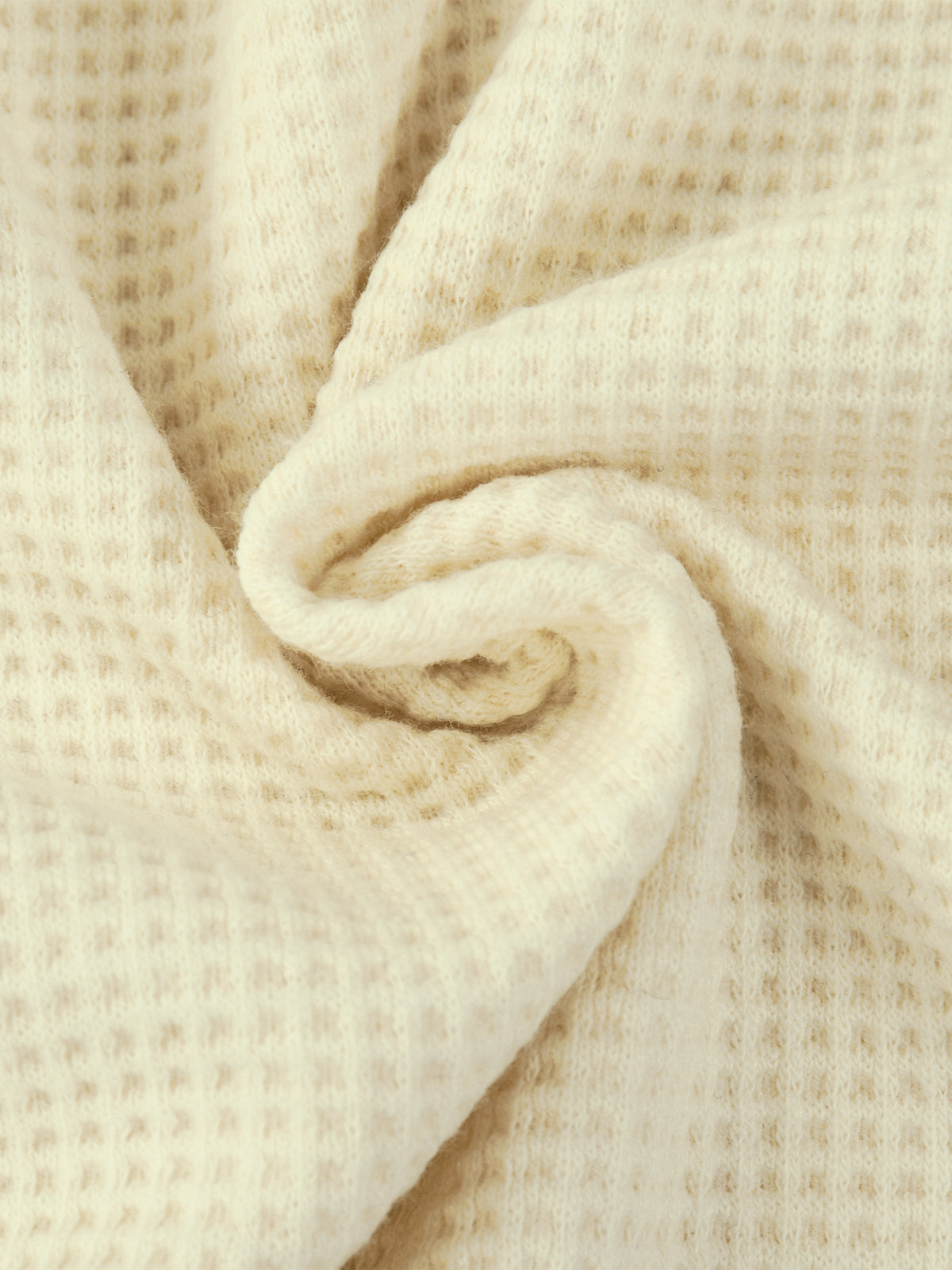 2 center- Women's Waffle Full Zip Hoodie