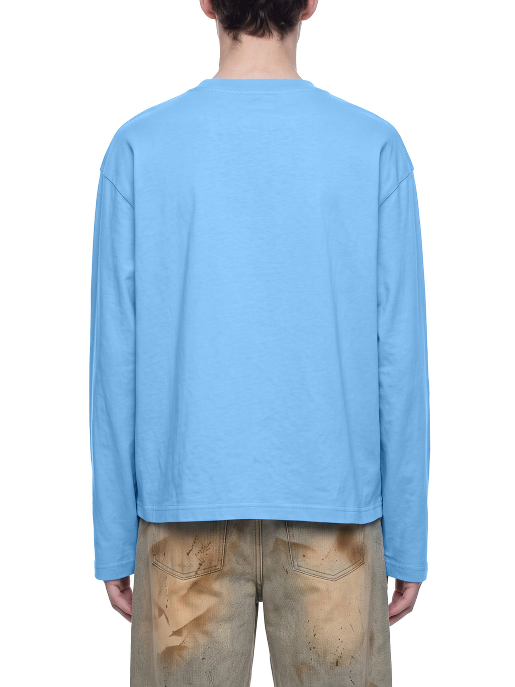 OC Varsity Flames- Unisex Vintage Wash Long Sleeve Boxy T-Shirt